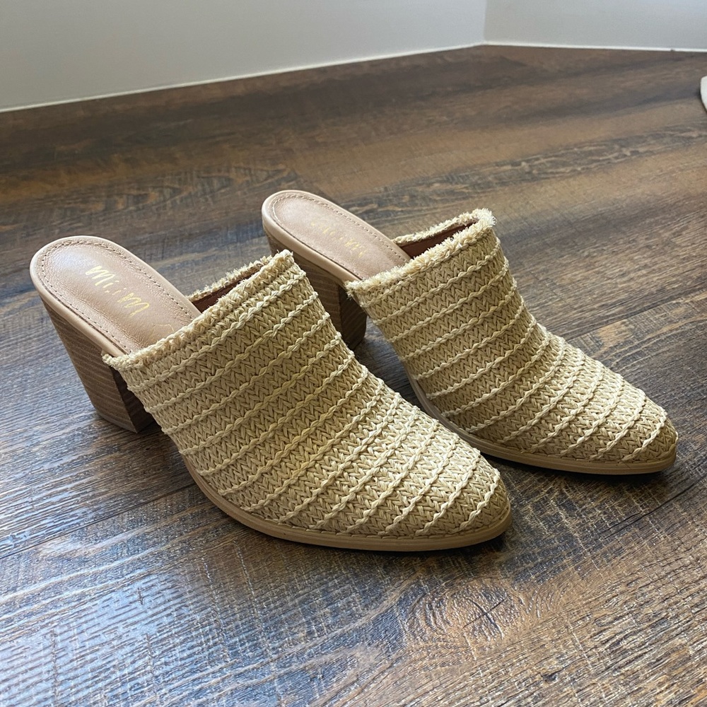 VICI Woven Heeled Mule